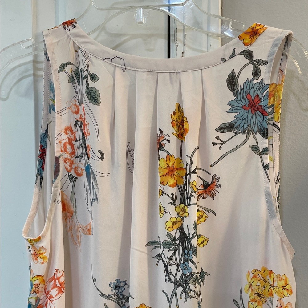 Lila Rose, Floral Print Top - Yellow and Light rose pink - Picture 8 of 8